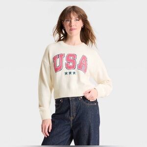 Grayson/Threads USA Cropped Sweater